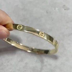 t Cartier LOVE Bracelet Gold  Screw Style 14K real gold 25gr